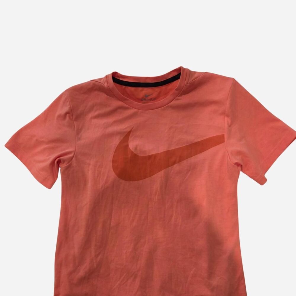 Nike Men's Orange and Pink T-shirt